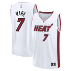 Kel'el Ware Miami Heat  Fast Break Replica Player Jersey - Association Edition - White