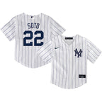 Juan Soto New York Yankees Nike Toddler Home Replica Player Jersey – White