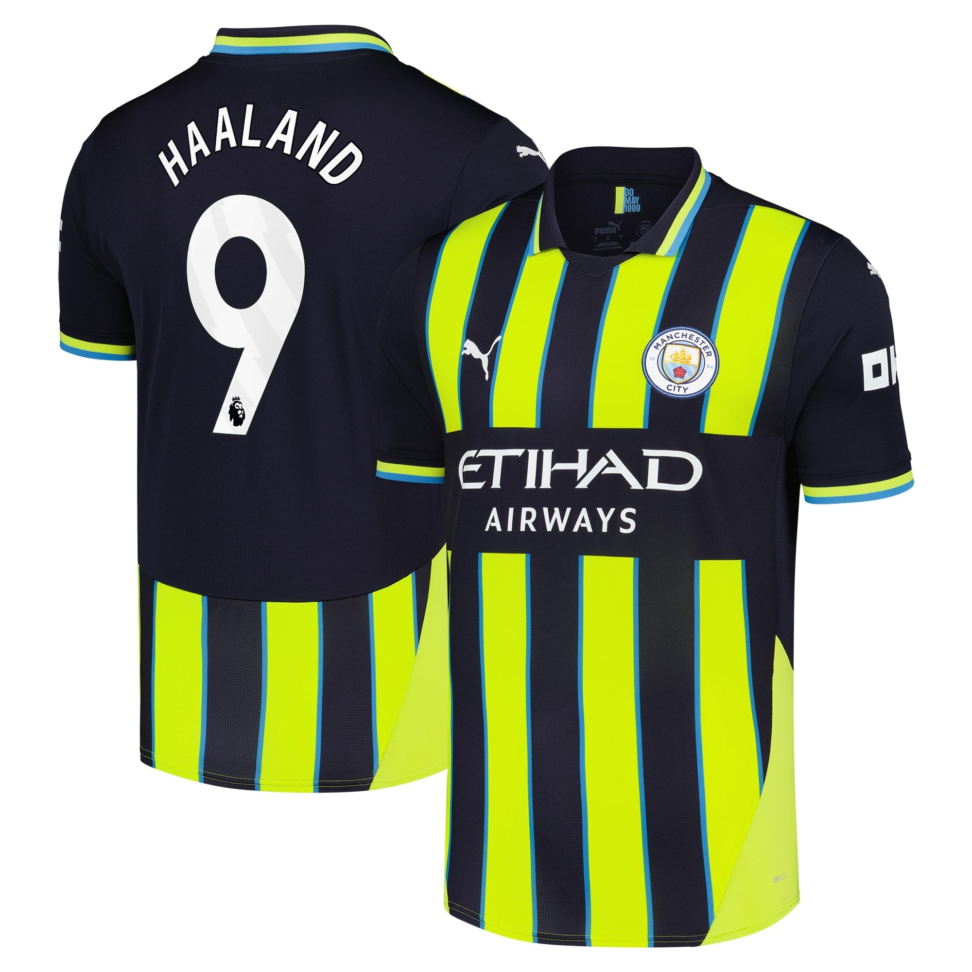 Erling Haaland Manchester City Puma 2024/25 Fourth Replica Player Jersey - Blue/Navy