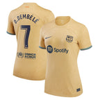 Ousmane Dembele Barcelona Nike Women's 2022/23 Away Replica Player Jersey - Gold