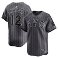 Francisco Lindor New York Mets Nike City Connect Limited Jersey - Gray