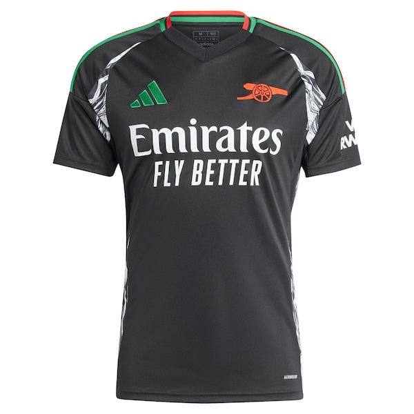 Martin Odegaard Arsenal adidas 2024/25 Away Replica Player Jersey - Black