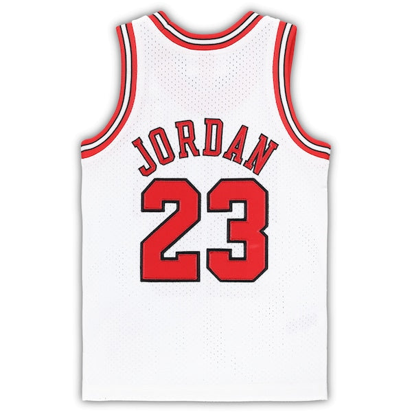 Michael Jordan Chicago Bulls Toddler 1997/98 Hardwood Classics Authentic Jersey - White/Black/Red