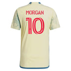 Lewis Morgan New York Red Bulls adidas 2024 Daniel Patrick Kit Replica Jersey - Yellow