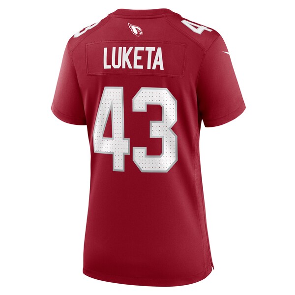 Jesse Luketa Arizona Cardinals Nike Women's  Game Jersey -  Cardinal