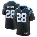 Jashaun Corbin Carolina Panthers Nike Team Game Jersey -  Black
