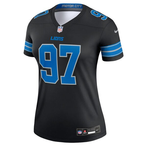 Aidan Hutchinson Detroit Lions Nike Women's Legend Jersey - Black