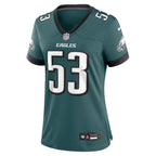Zack Baun Philadelphia Eagles Nike Women's  Game Jersey - Midnight Green