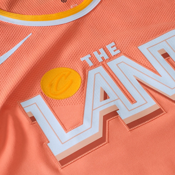 Donovan Mitchell Cleveland Cavaliers Nike Unisex 2025/26 Authentic Jersey - City Edition - Orange