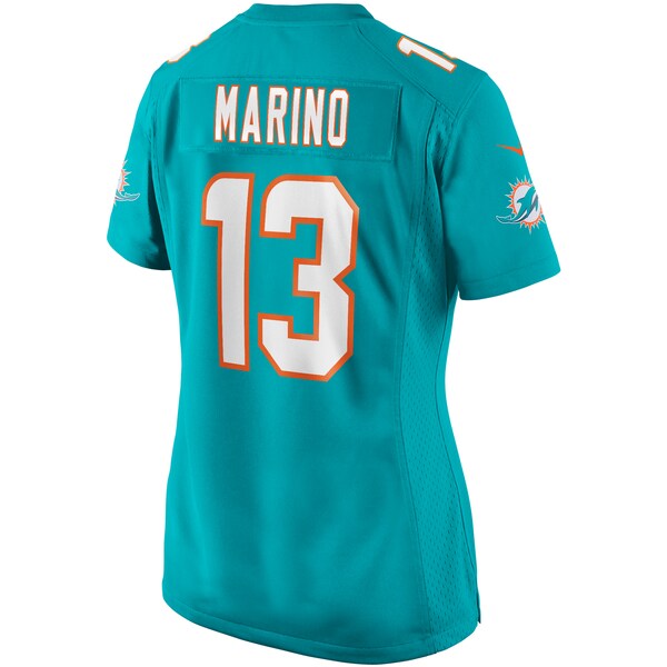 Dan Marino Miami Dolphins Nike Women's Game Retired Player Jersey - Aqua/White