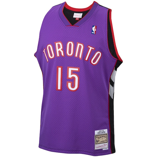 Vince Carter Toronto Raptors 1999/00 Hardwood Classics Swingman Jersey - Purple/White