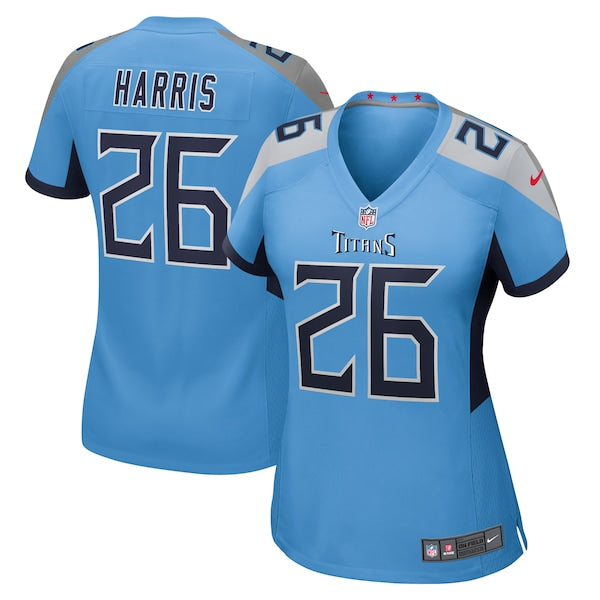 Marcus Harris Tennessee Titans Nike Women's Team Game Jersey -  Light Blue
