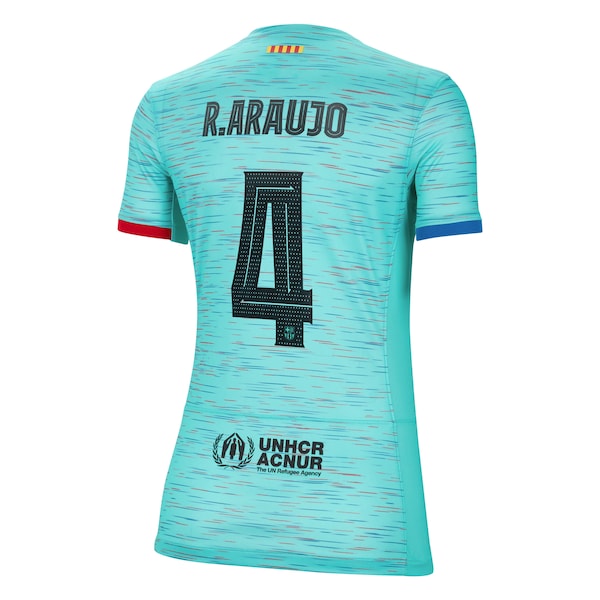 Ronald Araujo Barcelona Nike Women's 2023/24 Third Replica Jersey - Aqua