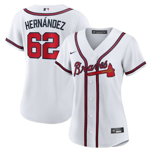 Daysbel Hernandez Atlanta Braves Nike Women's Home Replica Jersey - White