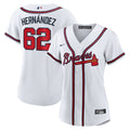 Daysbel Hernandez Atlanta Braves Nike Women's Home Replica Jersey - White