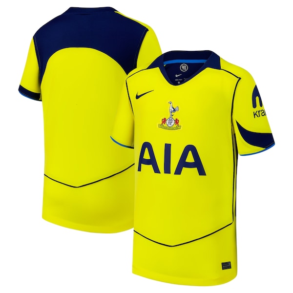 Tottenham Hotspur Nike Youth 2025/26 Third Replica Jersey - Yellow/White