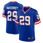 Xavier McKinney New York Giants Nike Classic Player Game Jersey - Royal/White