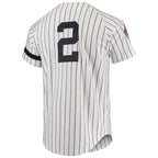 New York Yankees Cooperstown Collection 1996 Authentic Home Jersey - White/Gray
