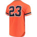 Kirk Gibson Detroit Tigers Cooperstown Collection Mesh Batting Practice Button-Up Jersey - Orange