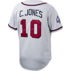 Chipper Jones Atlanta Braves Cooperstown Collection Authentic Jersey - Gray