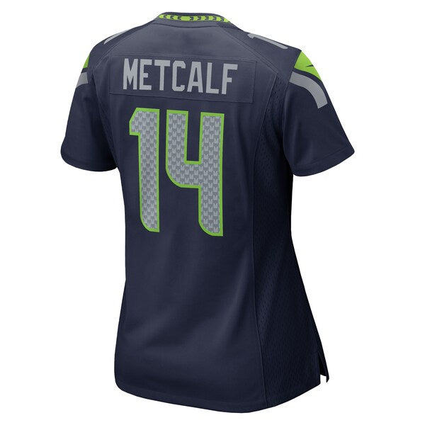 DK Metcalf Seattle Seahawks Nike Women's Team Game Jersey - College College Navy/Neon Green