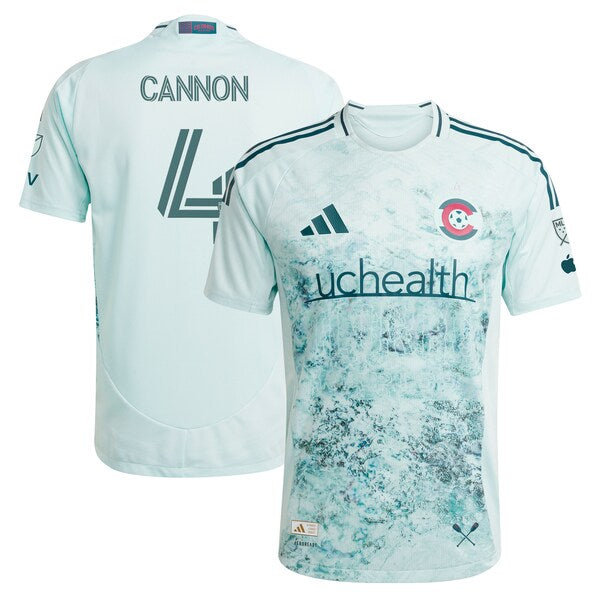 Reggie Cannon Colorado Rapids adidas 2025 Headwaters Authentic Player Jersey - Green