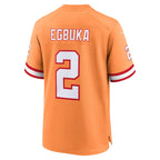 Emeka Egbuka  Tampa Bay Buccaneers Nike Alternate 2 50th Season Game Jersey -  Creamsicle/Red