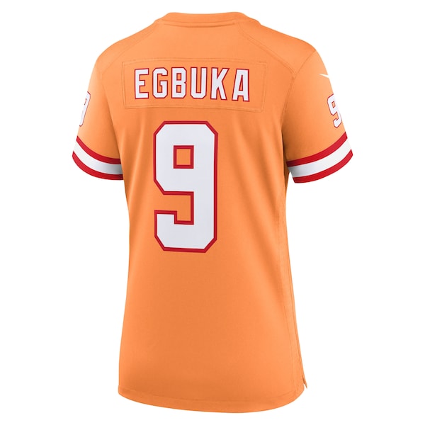 Emeka Egbuka  Tampa Bay Buccaneers Nike Women's 50th Season Game Jersey - Creamsicle/White/Red