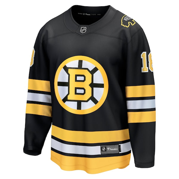 Pavel Zacha Boston Bruins  Home Breakaway Player Jersey - Black