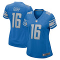 Jared Goff Detroit Lions Nike Women's Player Game Jersey - Blue