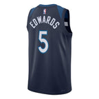 Anthony Edwards Minnesota Timberwolves Nike Unisex Swingman Replica Jersey - Icon Edition - Navy