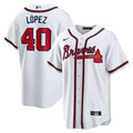 Reynaldo Lopez Atlanta Braves Nike Home Replica Jersey - White