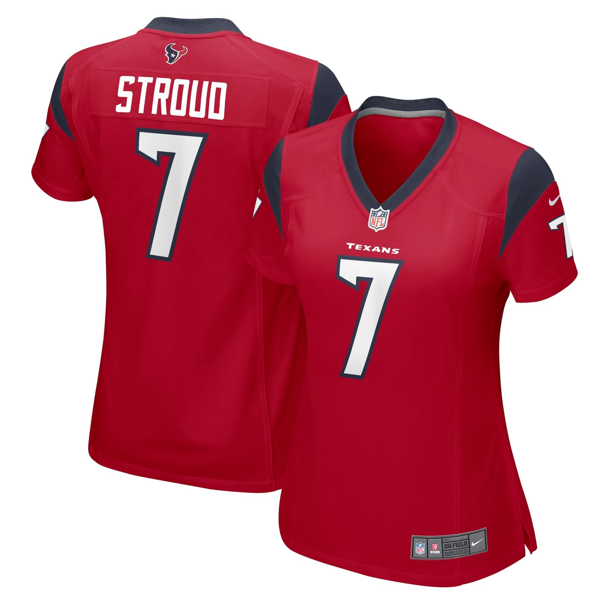 C.J. Stroud Houston Texans Nike Women's Player Jersey - Navy/Red/White