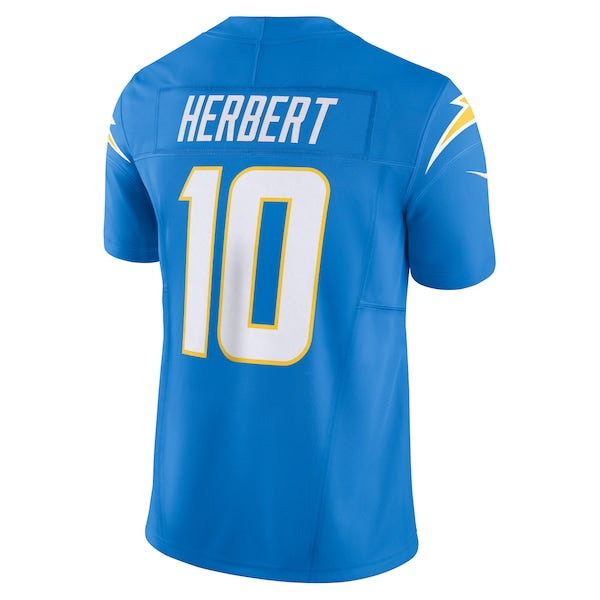 Justin Herbert Los Angeles Chargers Nike Vapor F.U.S.E. Limited Jersey - Powder Blue/Navy/Royal/White