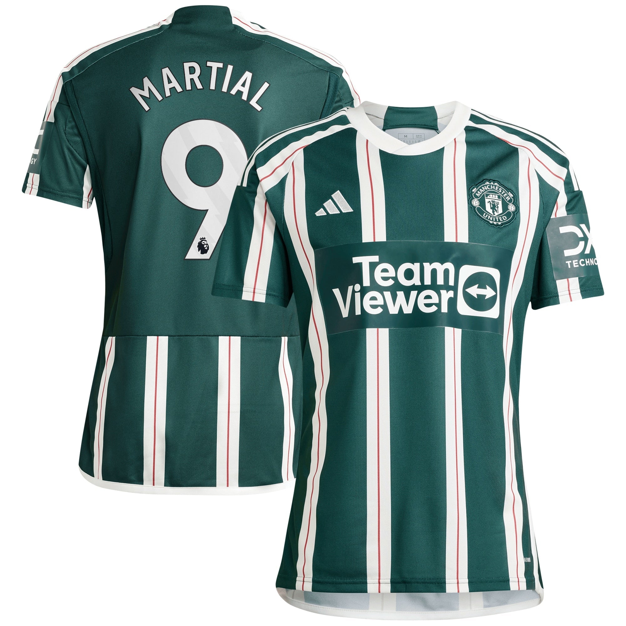 Anthony Martial Manchester United adidas 2023/24 Home Replica Player Jersey - Red/Green