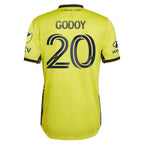 Anibal Godoy Nashville SC adidas 2023 The Homecoming Kit Authentic Player Jersey - Yellow