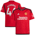 Hannibal Mejbri Manchester United adidas Youth Replica Player Jersey – Red