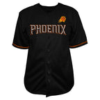 Devin Booker Phoenix Suns Profile Big & Tall Name & Number Button-Up Jersey - Black