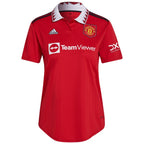 Aaron Wan-Bissaka Manchester United adidas Women's 2022/23 Home Replica Player Jersey - Red