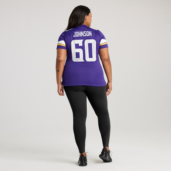Marcellus Johnson Minnesota Vikings Nike Women's Team Game Jersey -  Purple