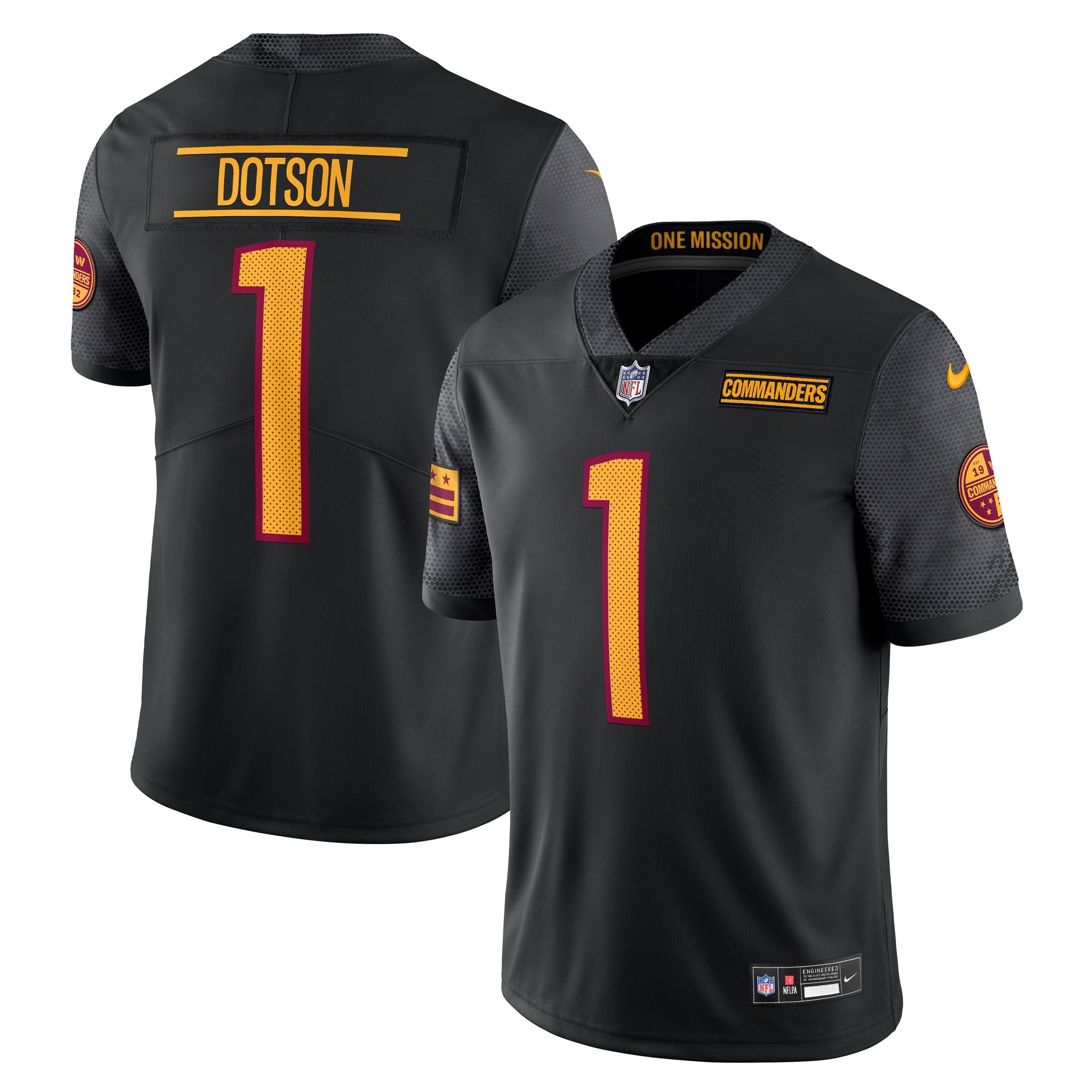 Jahan Dotson Washington Commanders Nike  Vapor Untouchable Limited Jersey - Burgundy/Black