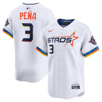 Jeremy Peña Houston Astros Nike 2025 City Connect Limited Player Jersey - White
