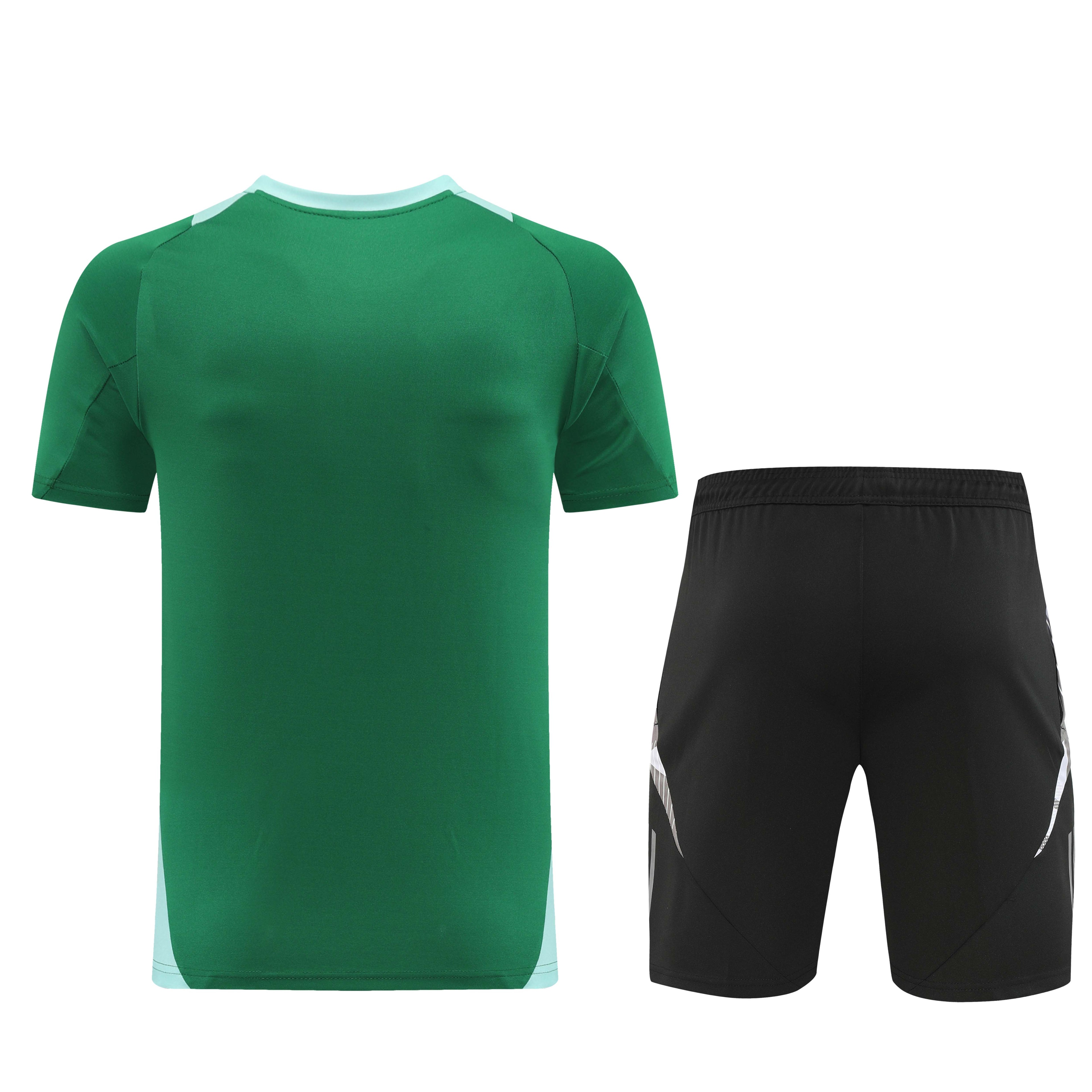 Adidas Short Sleeve Training Jersey Set - AD08- Forest Green
