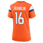Troy Franklin Denver Broncos Nike Women's Team Game Jersey -  Orange