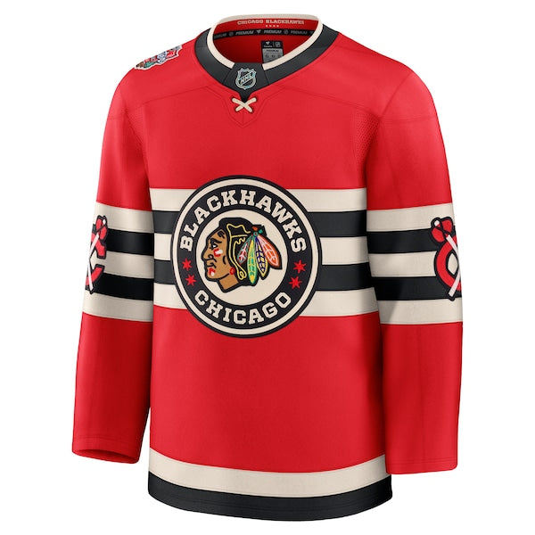 Chicago Blackhawks  2025 NHL Winter Classic Premium Jersey - Red