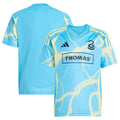 Philadelphia Union adidas Youth 2025 The Voltage Kit Replica Jersey - Blue