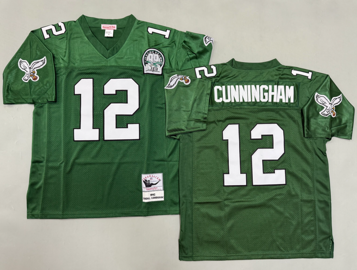 Randall Cunningham Philadelphia Eagles Authentic Throwback Retired Player Jersey