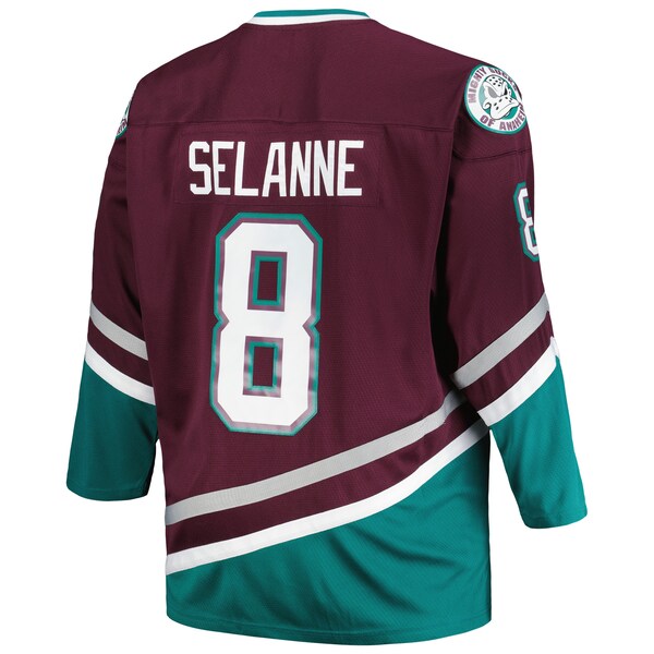 Teemu Selanne Anaheim Ducks Big & Tall   Blue Line Player Jersey - Purple