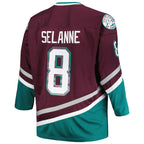 Teemu Selanne Anaheim Ducks Big & Tall   Blue Line Player Jersey - Purple
