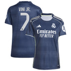 Vini Jr. Los Merengues adidas Women's 2025/26 Away Replica Player Jersey - Blue/White